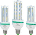 Pack de 20 bombillas LED E27 de 40 W - Luz blanca cálida con LED 2835 SMD - Diseño tipo U para iluminación doméstica - Alimentación de 85 a 265 V