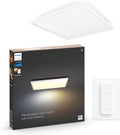 Philips Hue Aurelle - Panel LED inteligente de 39 W y 3750 lúmenes - Luz blanca de cálida a fría en formato 60 x 60 cm - Compatible con Alexa y Google Home
