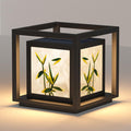 Farola de jardín estilo granja - Pilar de 1 luz con acabado negro y pantalla esmaltada - Diseño moderno impermeable para exterior - Para portón jardín patio y entrada