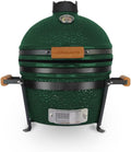 CREATE BBQ KAMADO - Barbacoa ahumadora de cerámica de 16 pulgadas - Regulador de temperatura y 2 entradas de ventilación - Para asar ahumar y cocinar con carbón