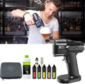 Pistola ahumadora de alimentos - Alimentación USB con funcionamiento eléctrico - Acero inoxidable para infusión de humo - Para cócteles cocina barbacoa y presentación gastronómica