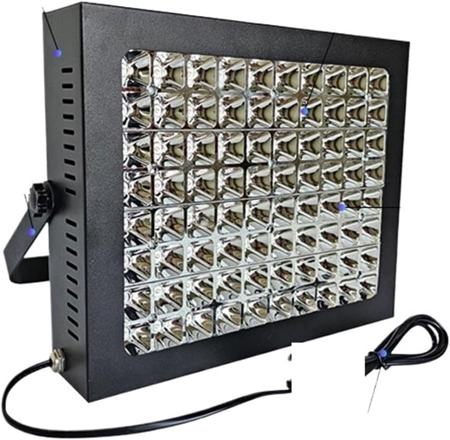 Lámpara UV de curado - 800 W con longitudes de onda de 365 y 395 nm - Refrigeración por aire y luz púrpura - Para resina aceite verde y adhesivos sin sombras