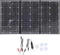 Panel solar plegable de 200 W y 18 V - Protección IP65 y alta eficiencia de conversión - Diseño ultraligero de 57 x 30 x 3 cm - Para caravana coche barco y exterior