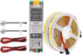 Tira LED WS2811 COB para escaleras - Set de 2 tiras de 5 m con luz blanca cálida - Sensor PIR de 24 V y controlador de 400 W - Iluminación decorativa para escaleras