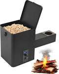 WTRYRN kit de tolva para pellets de madera - Ahumador digital con encendido automático - Peso de 13,5 kg - Para barbacoa ahumado horneado y asado