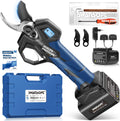 SWANSOFT PRU30 tijera de poda eléctrica profesional - Corte de 30 mm y potencia de 850 W - Batería de 16,8 V con 4 Ah y 2 Ah - Para poda de viñas
