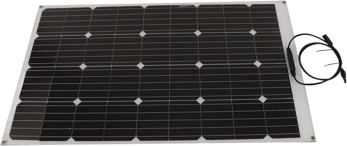 Panel solar flexible - 200 W y 18 V con superficie ETFE - Tamaño aproximado de 113 x 67 cm y diseño ligero resistente al agua - Para coche hogar exterior y sistemas solares