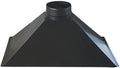 Campana extractora para barbacoa de 87 x 48,5 x 35 cm - Acero inoxidable con salida de humos de 200 mm - Filtro Baffle y ventilación - Montaje en pared