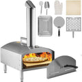 OJIIPOP horno de pizza de leña de 12 pulgadas - Acero inoxidable de grado alimentario - Diseño portátil resistente a la corrosión - Para barbacoa picnic pan pizza y exterior