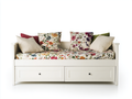 Sofás cama de madera 200x90x85 cm blanco - diseño clásico con cajones