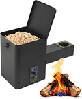 WTRYRN kit de tolva para ahumador de pellets - Conversión para barbacoa y parrilla - Peso de 13,5 kg - Para ahumar hornear asar estofar y cocinar