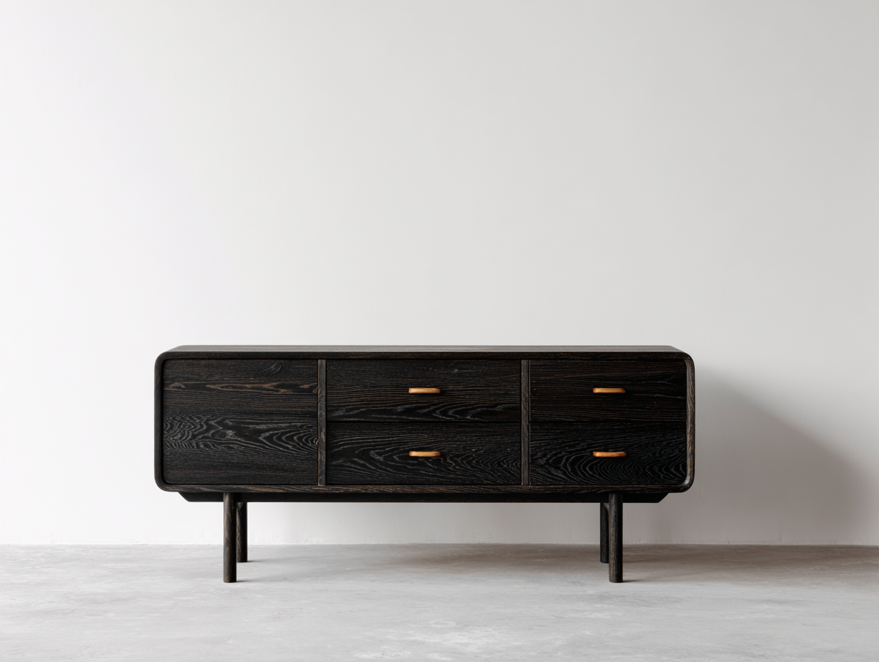 Mueble recibidor madera 180x40x60 cm negro - diseño moderno con almacenamiento
