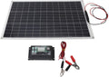 Kit de panel solar plegable de 300 W - Alta eficiencia para vehículos recreativos - Resistente a la intemperie con controlador de carga - Para camping y alimentación portátil