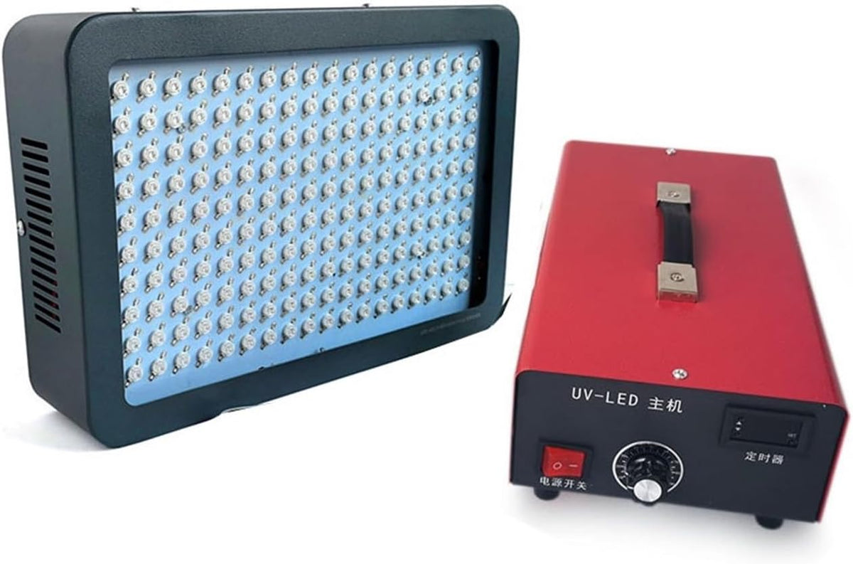 Lámpara UV LED de curado de 3000 W - Longitud de onda de 365 nm con atenuación - Curado de gel y resina sin sombras - Para barniz tinta UV y materiales de impresión