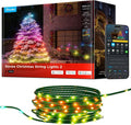 Govee RGBWIC - Guirnalda inteligente de 50 m con 500 LED - Shape Mapping AIGC y más de 130 modos de escena - Compatible con Matter para Navidad Halloween interior y exterior