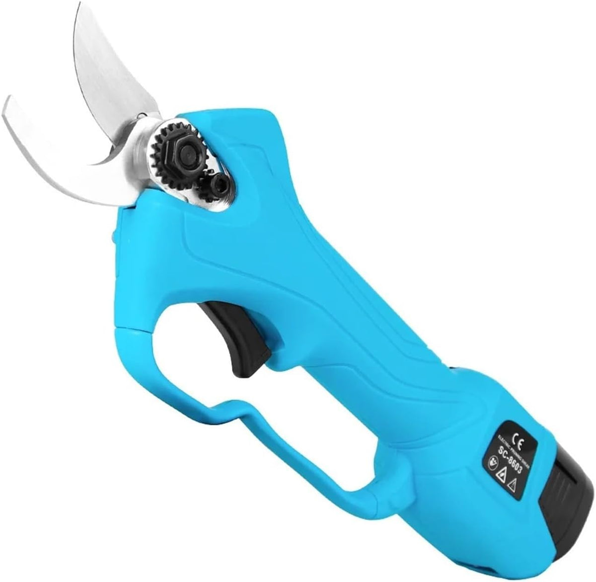 AYJYZHIAG 8603 - Tijeras de podar eléctricas inalámbricas - Capacidad de corte de 28 mm - Podadora compacta para ramas árboles frutales jardín y mantenimiento