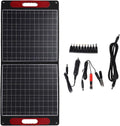 Kit de panel solar portátil - Potencia de 100 W y diseño ligero - Formato de 60 x 58 x 4 cm fácil de transportar - Para camping barco viajes y actividades al aire libre