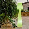 Lámpara de pie LED exterior LOLA110 - Pantalla de aluminio translúcida con casquillo E27 - Diseño impermeable para jardín - Iluminación LED decorativa para exterior
