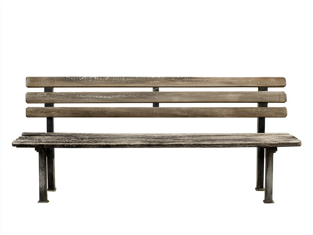 Banco de jardín madera y metal 160x60x85 cm - marrón-negro - diseño clásico exterior