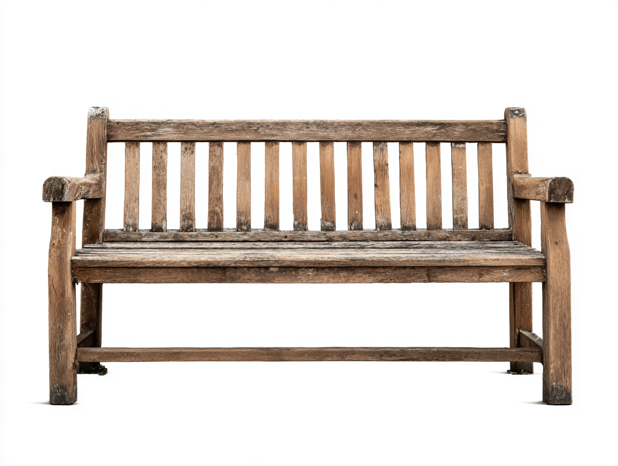 Bancos de jardín banco de madera maciza 120x50x85 cm - marrón - diseño rústico