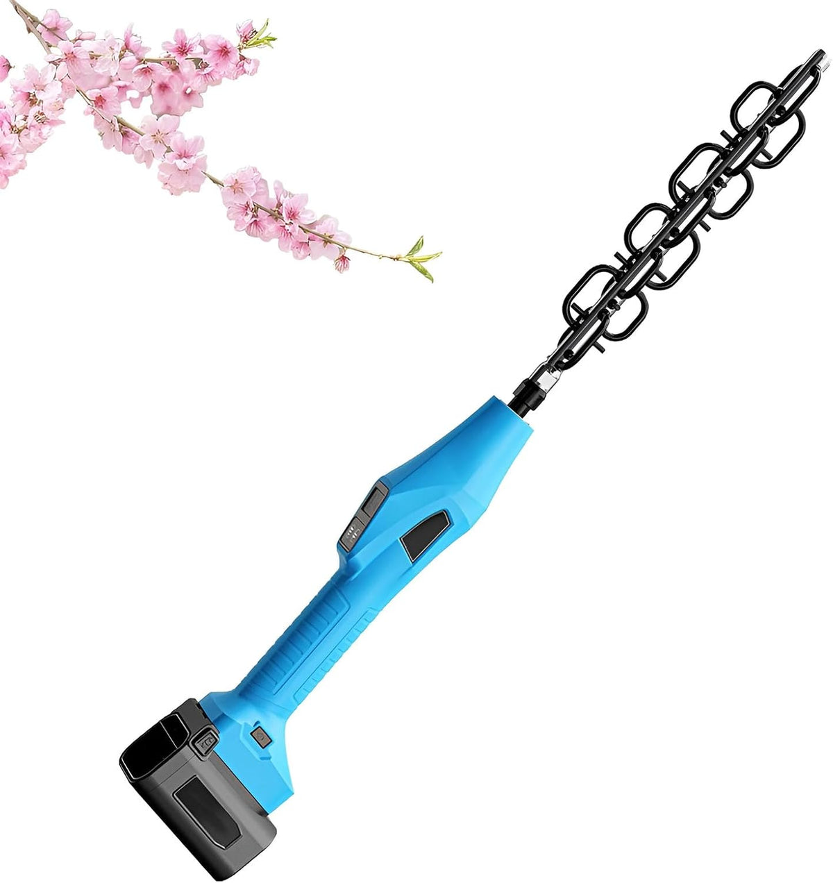 Máquina eléctrica para entresacar flores y frutos - Herramienta manual con 4 velocidades - Avance y retroceso para reducción selectiva - Para manzanos melocotoneros cerezos y huertos