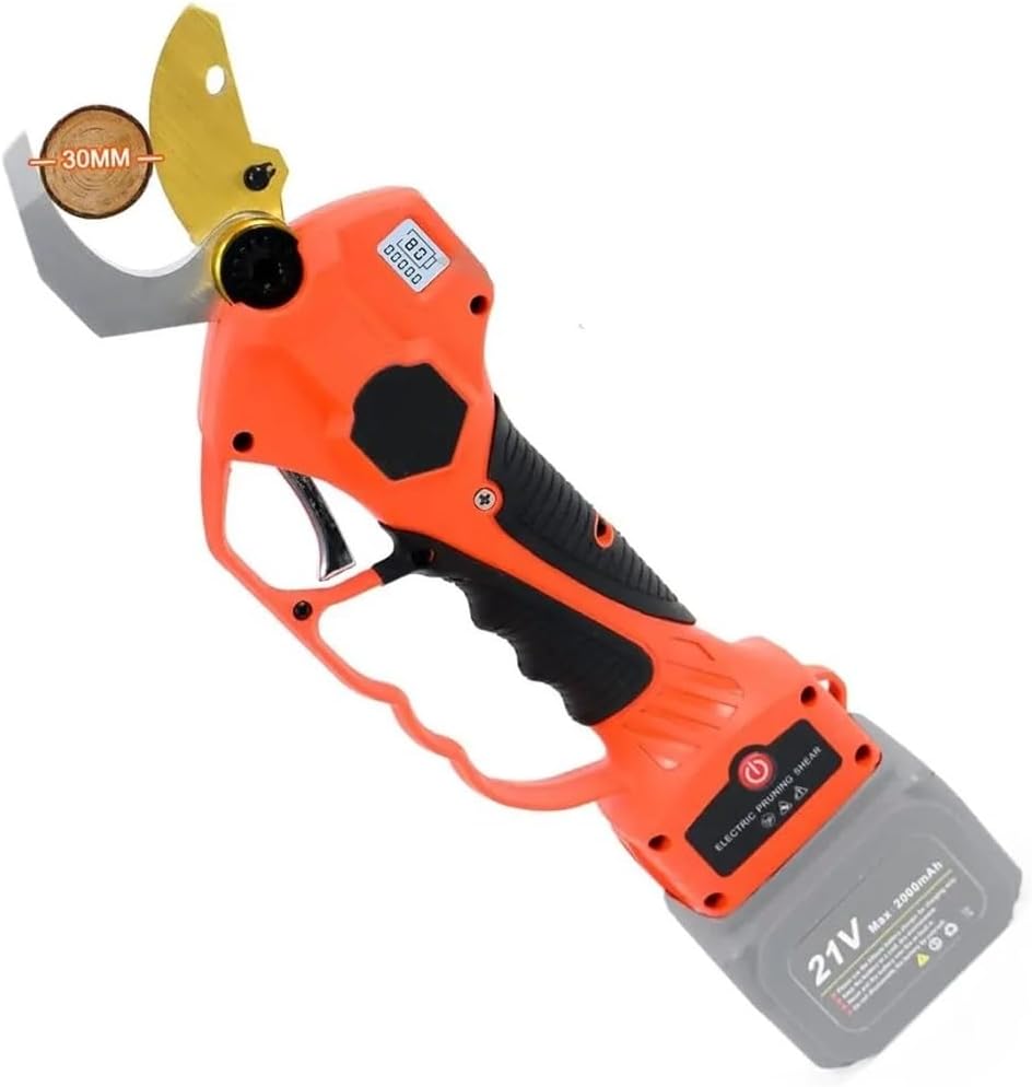 AYJYZHIAG tijeras de podar inalámbricas - Poste de extensión plegable de 75 pulgadas - Sistema de batería de litio de 21 V - Para ramas altas árboles frutales y jardín