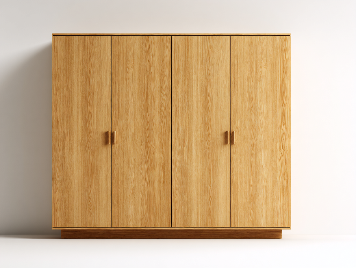 Armarios madera MDF 180x60x200 cm - madera - con 4 puertas diseño moderno para dormitorio