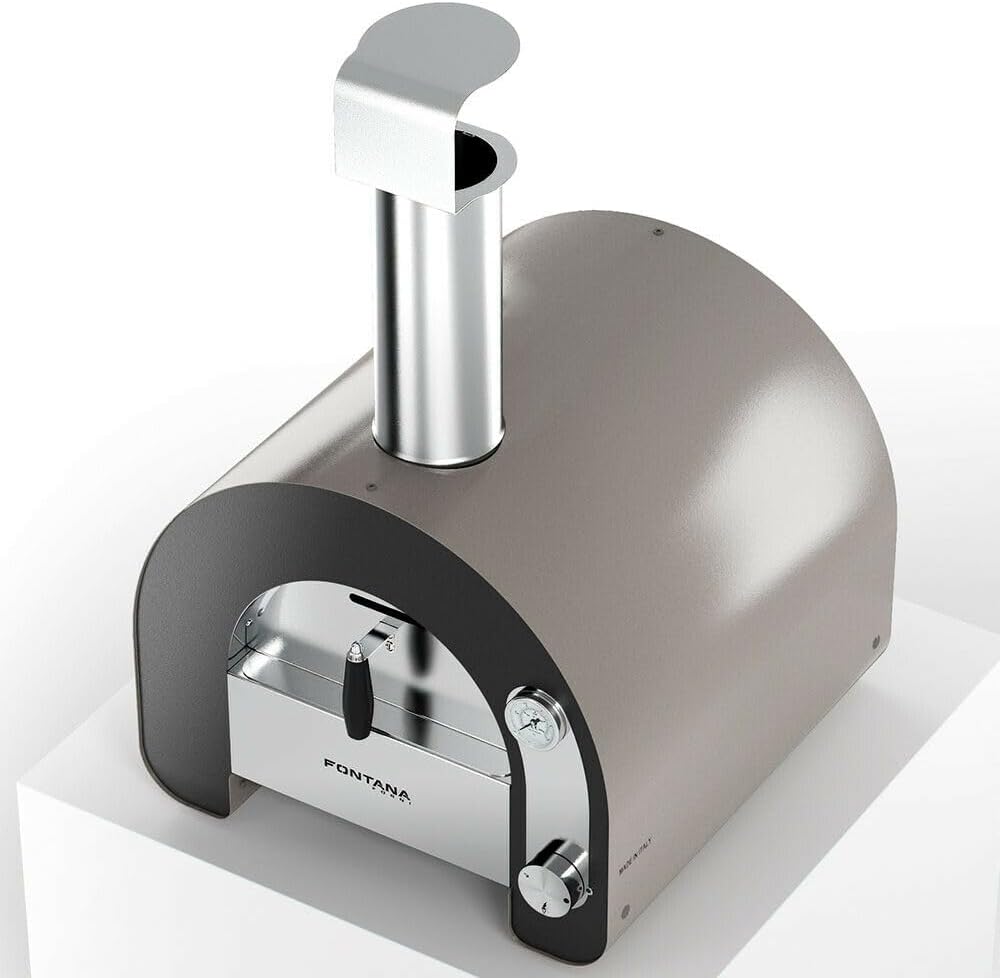 Maestro 40 horno exterior de propano - Circulación de aire optimizada - Diseño antracita de 56,5 x 55,2 x 58,6 cm - Compatible con gas natural mediante complemento adicional
