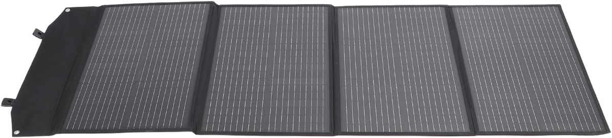 Wakects panel solar portátil monocristalino de 200 W - Diseño resistente a la intemperie - Formato de 65 x 44 x 10 cm - Para camping caravana y aventuras al aire libre