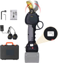 VXDEFP tijeras de poda eléctricas de 16,8 V - Motor sin escobillas y cuchillas de doble acción - Acero de aleación forjado - Incluye 2 baterías para poda de árboles