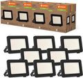 LEDVANCE pack de 8 proyectores LED exterior - Potencia de 5 W y flujo de 870 lm - Carcasa de aluminio negro compacta - Para garaje fachada y aplicaciones exteriores
