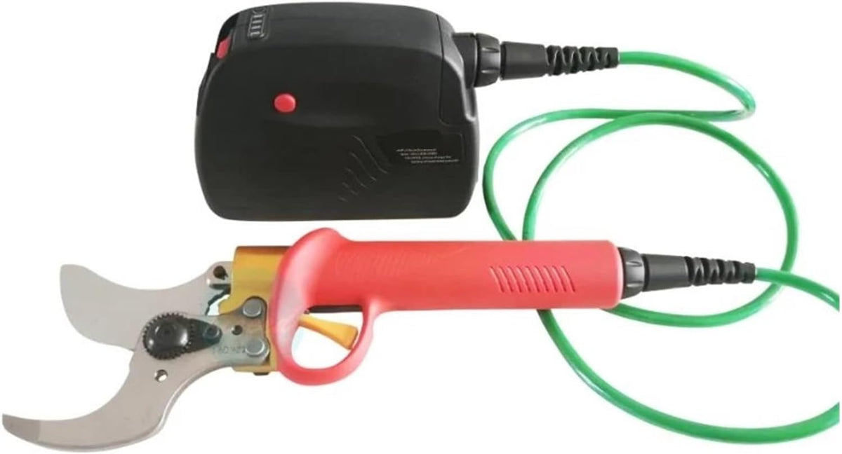 AYJYZHIAG 828 50 - Tijeras de podar eléctricas con corte de 50 mm - Sistema recargable de litio y alta potencia - Autonomía indicada de 8 a 10 horas para árboles frutales