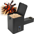 WTRYRN ahumador digital de pellets - Tolva vertical con encendido automático - Controlador y pantalla digital de temperatura - Para parrilla y barbacoa