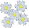 Pack de 20 LED XHP50 - 18 W con luz blanca fría de 6500 K - Funcionamiento de 3,6 a 4,5 V y 4 A - PCB de cobre de 20 mm para linternas y proyectos DIY