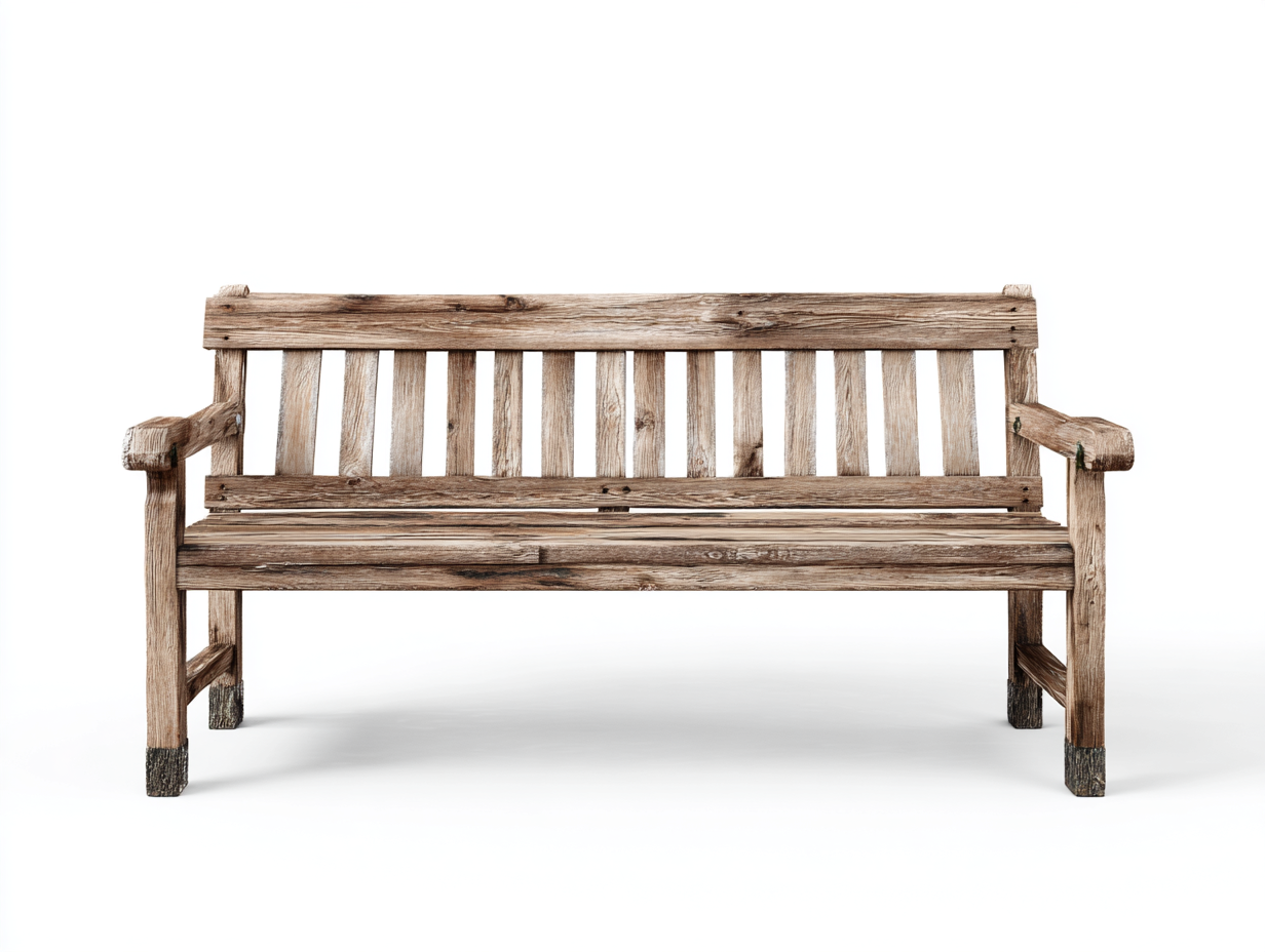 Bancos de jardín banco madera 130x65x90 cm - marrón - con respaldo y reposabrazos - estilo rústico
