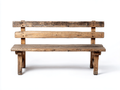 Bancos de jardín madera maciza 130x45x85 cm marrón claro estilo rústico natural